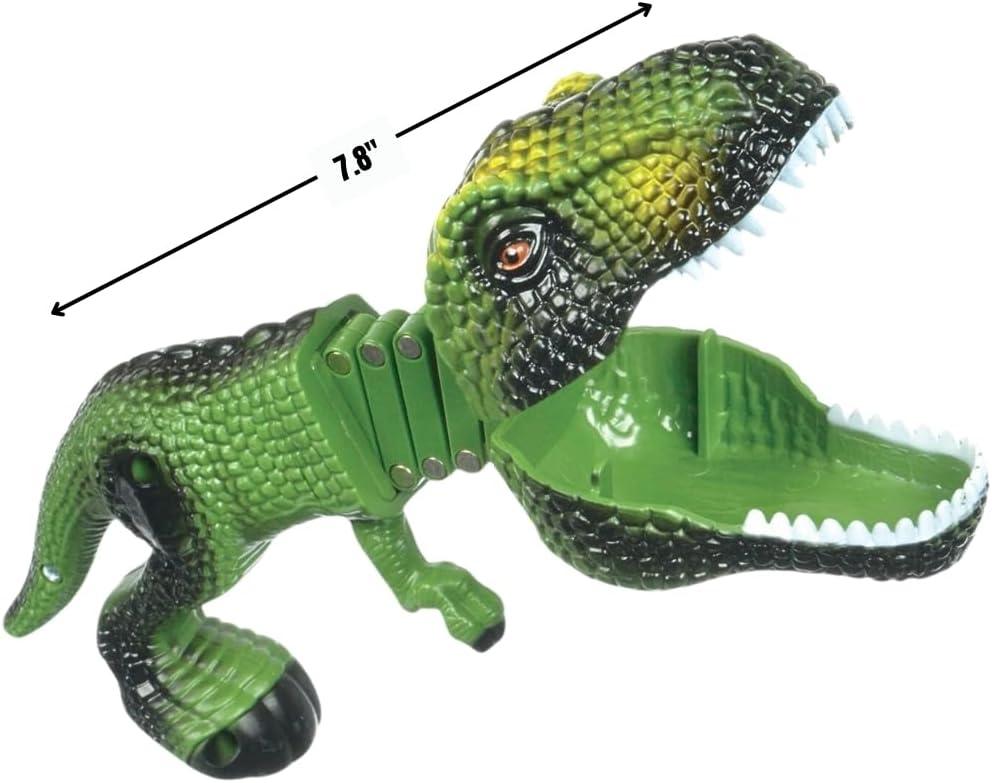 imageamscan Dinosaur Plastic Grabber 78quot Assorted Colors 1 Pc