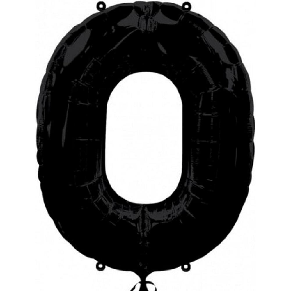 image34in Black Number Balloon 0