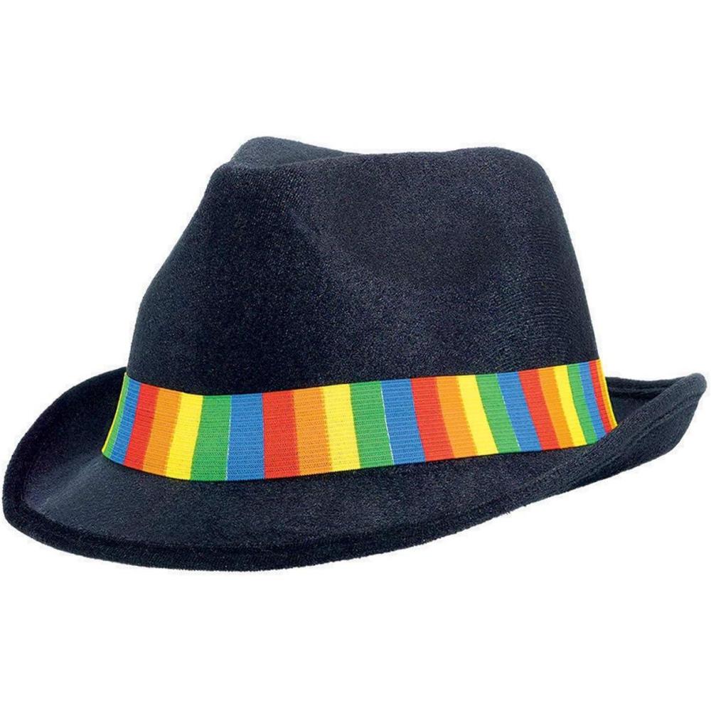 imageAmscan Apparel Velour Fedora HatAs Shown