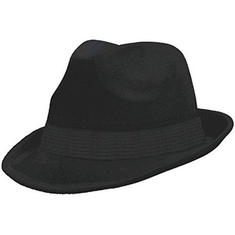 imageAmscan Apparel Velour Fedora HatBlack