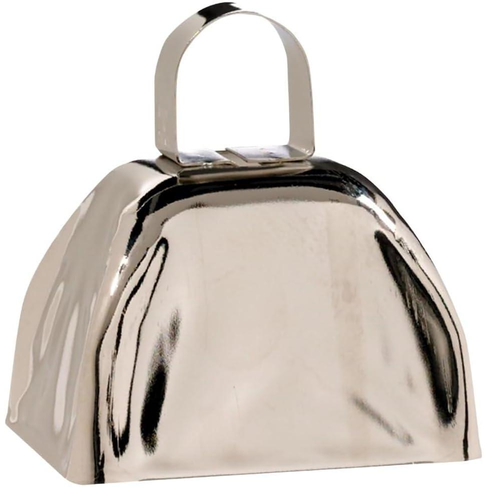 imageAmscan Metal Cowbell 3 x 3 Silver