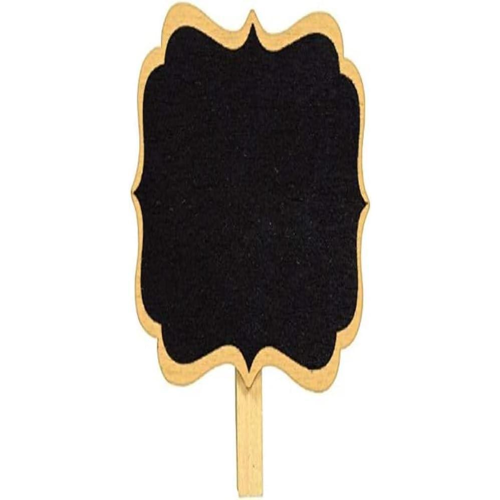 imageAmscan StandOut Black ClipOn Labels 325quot Pack of 8 Versatile ampamp Reusable Event Accessory Premium Quality Material Perfect for Any Events