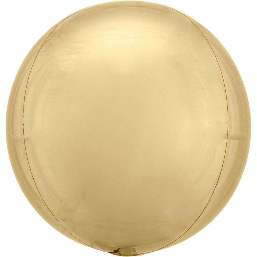 imageAnagram Orbz Foil Mylar Party Balloon 16quot White Gold