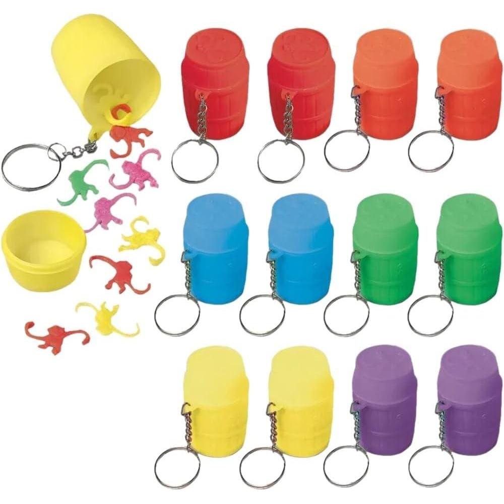 imageAssorted Colors Monkey Game Plastic Keychain  2quot x 15quot Pack Of 1  Perfect For Kids Parties Favors ampamp Collection  72 Pcs