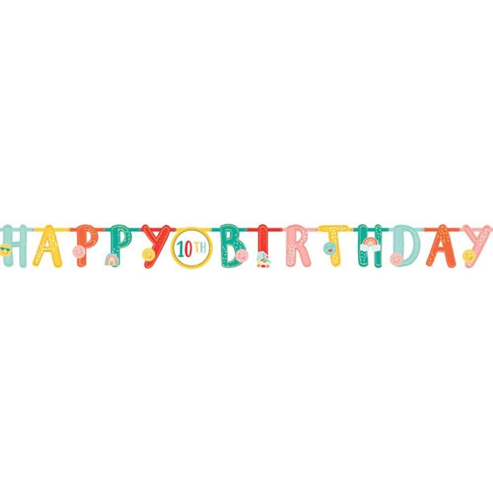 imageBluey Multicolor Jumbo Add An Age Paper Letter Banner 10quot x 105 Pack Of 1 Perfect For Birthday Parties ampamp CelebrationsAll Smiles