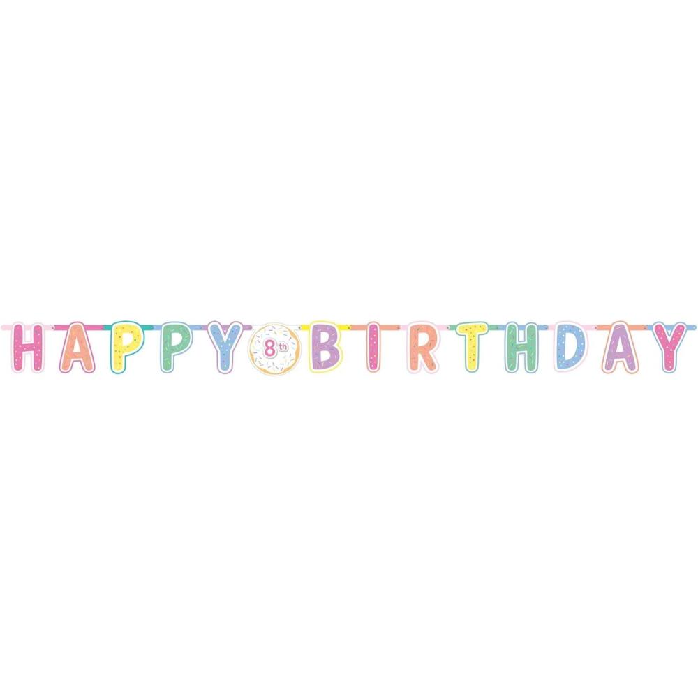 imageBluey Multicolor Jumbo Add An Age Paper Letter Banner 10quot x 105 Pack Of 1 Perfect For Birthday Parties ampamp CelebrationsDonut Party