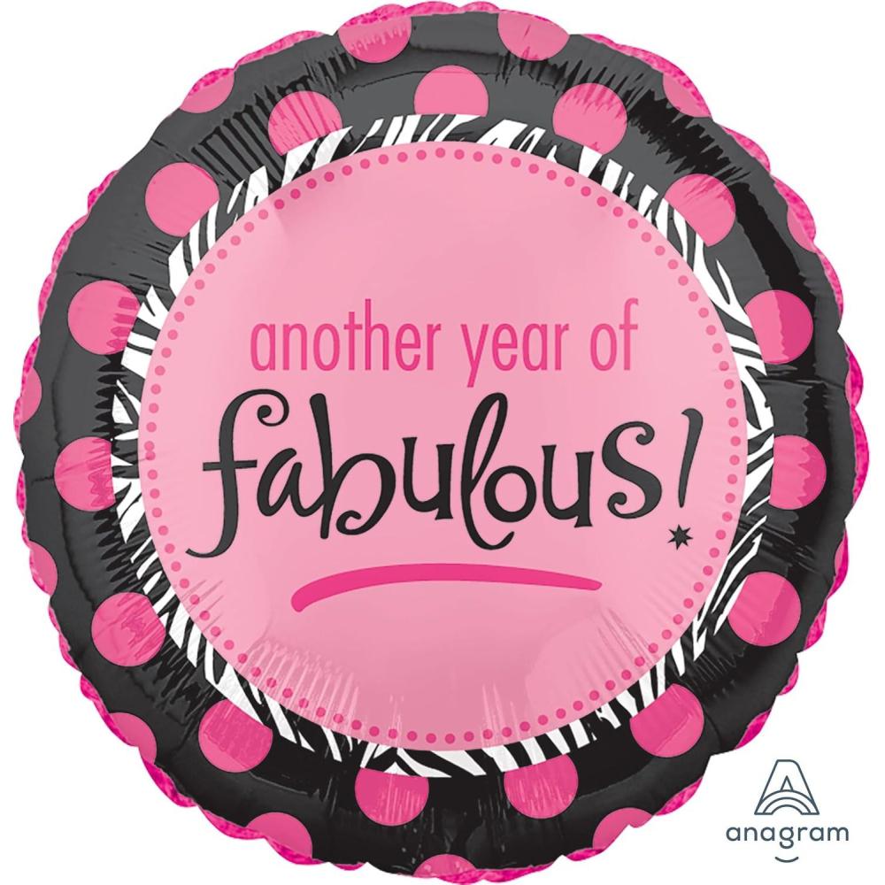 imageBoa Another Year of Fabulous Happy Birthday Balloon