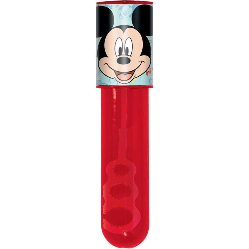 imageDisney Minnie Mouse Bubble Tube 1 fl Oz  Vibrant Pink Plastic Tube  Perfect Magical Playtime Companion for KidsRed