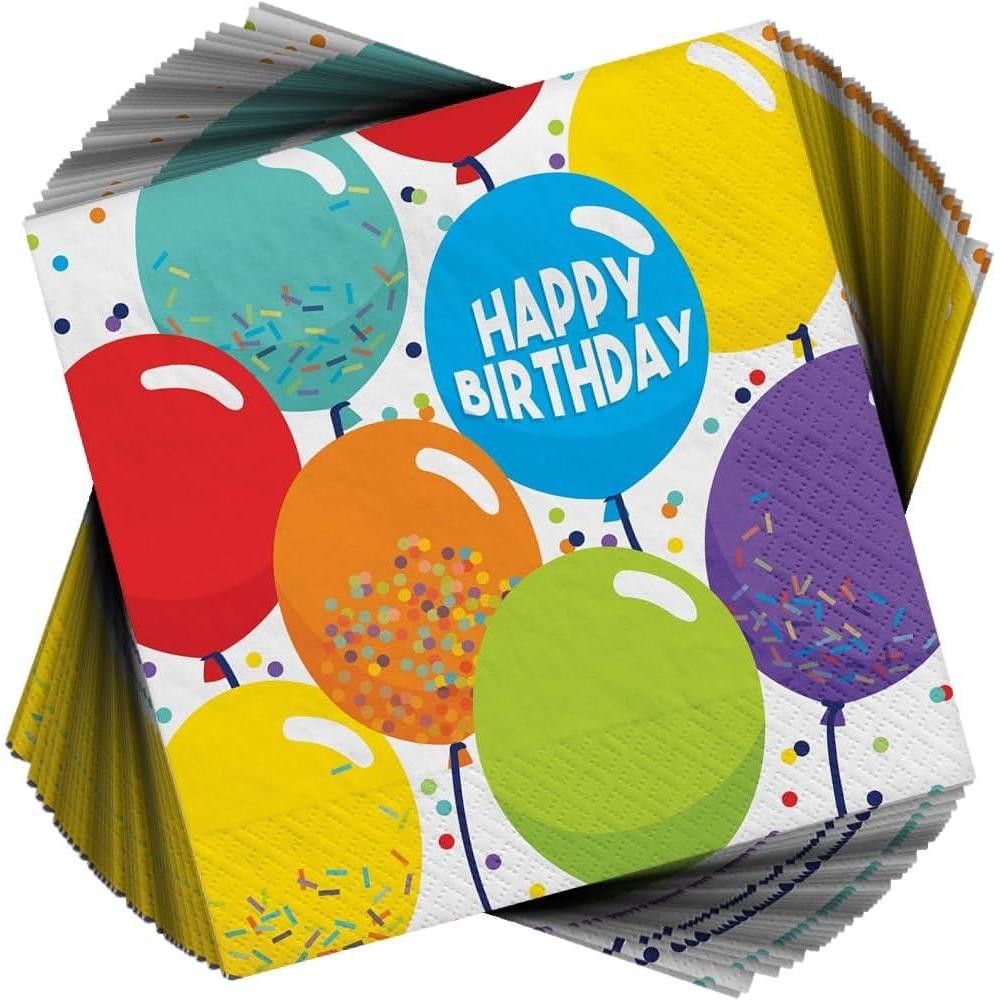 imageExtraordinary Birthday Celebration Luncheon Napkins 65quot  125 Count  Vibrant Colors Premium Soft Material Perfect for Any Occasion
