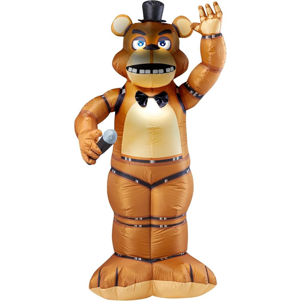 imageFive Nights at Freddys Freddy Fazbear Lawn Inflatable by Rubies 6 feet