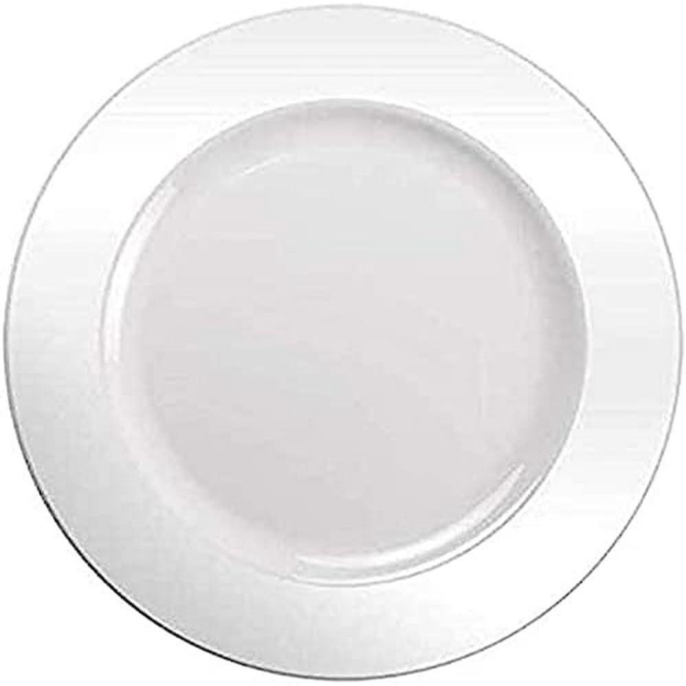 imageLillian Tablesettings Round Magnificence Charger Plastic Plate 12quot White 10 Count Pack of 1 3359112