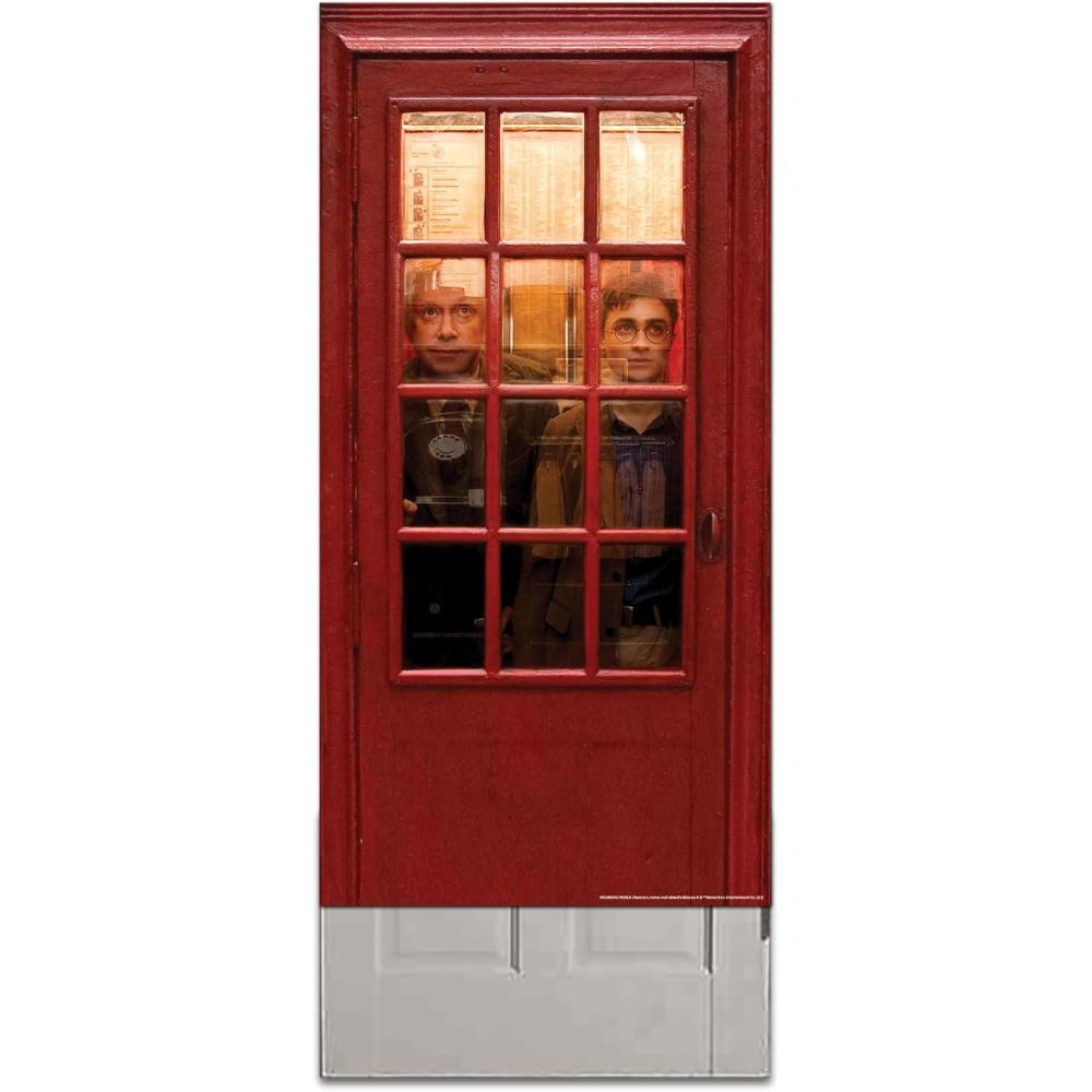 imageRubies Harry Potter Decorative Door Cover Telephone Booth 30quot x 60quot for Themed Parties and Halloween