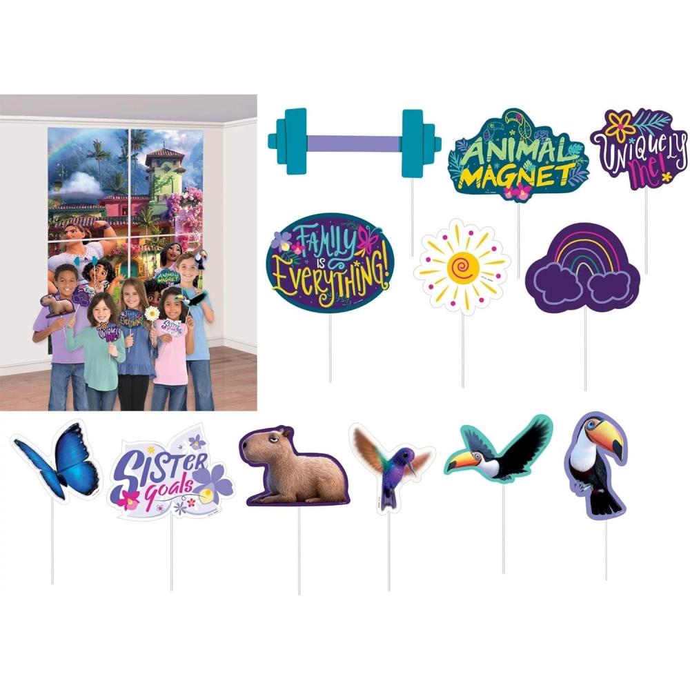 imageSonic Scene Setter with Props Pack of 16 Multicolor Paper ampamp Cardstock Decorations Ideal for Themed Parties Events ampamp CelebrationsEncanto