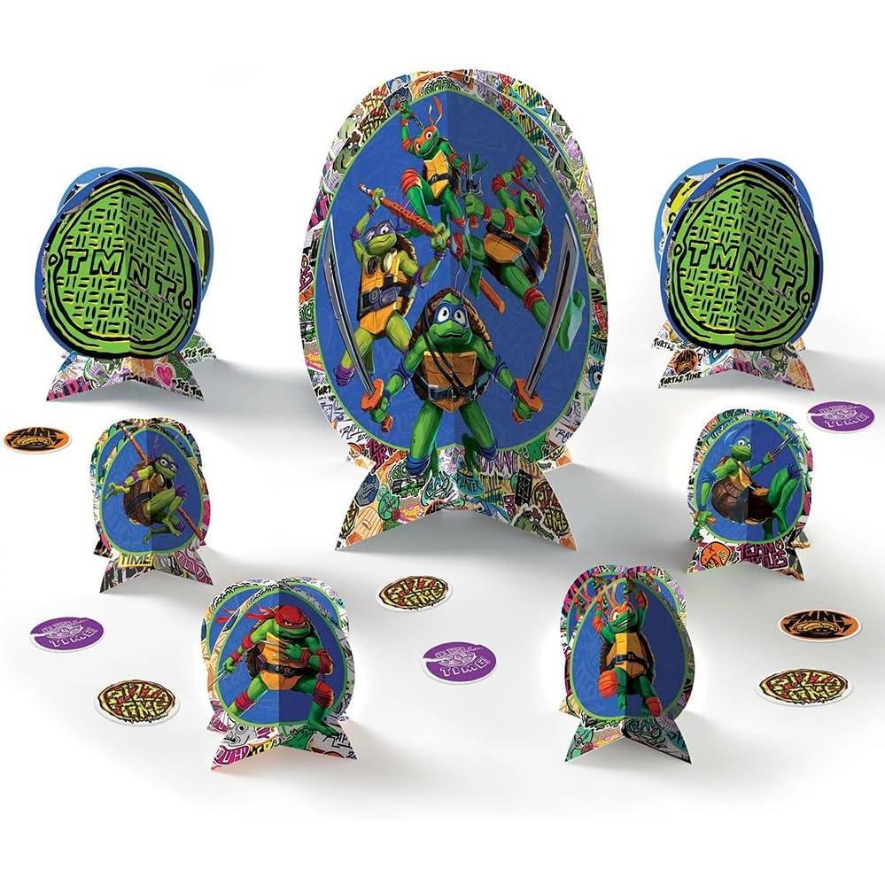 imageSonic The Hedgehog Party Table Centerpiece Kit 27 Pc Set Vibrant ActionPacked Decorations for Birthdays ampamp Special OccasionsTMNT Mutant Mayhem