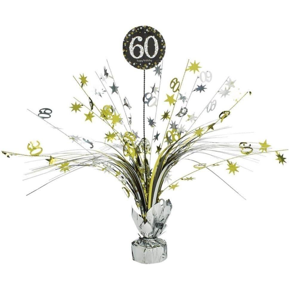 imageSparkling Celebration Spray Centerpiece  18quot 1 Pc  Festive ampamp EyeCatching Table Decor  Perfect for Memorable Milestone Gatherings 50th60 Sparkling Birthday Centerpiece