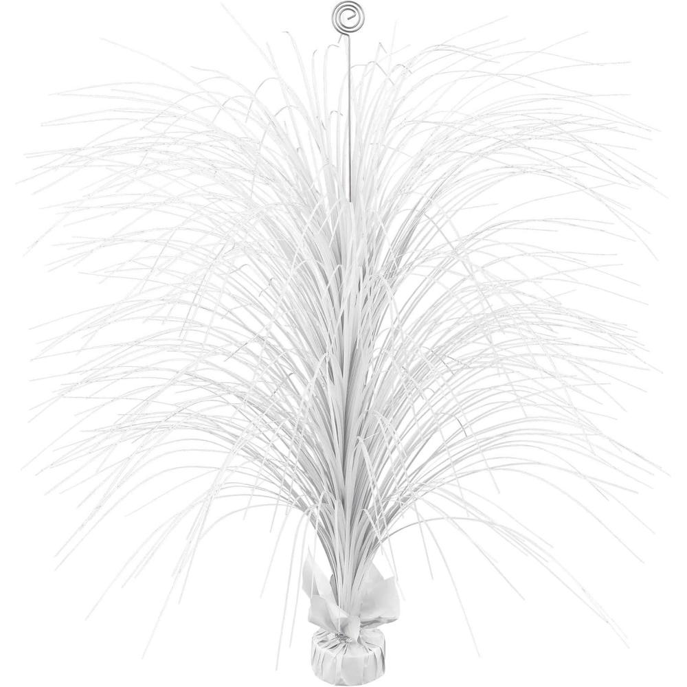 imageStunning Apple Red Foil Spray Centerpiece  28quot 1 Pc  EyeCatching ampamp Versatile Decor  Perfect For Any EventFrosty White