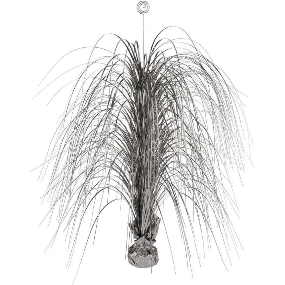 imageStunning Apple Red Foil Spray Centerpiece  28quot 1 Pc  EyeCatching ampamp Versatile Decor  Perfect For Any EventSilver