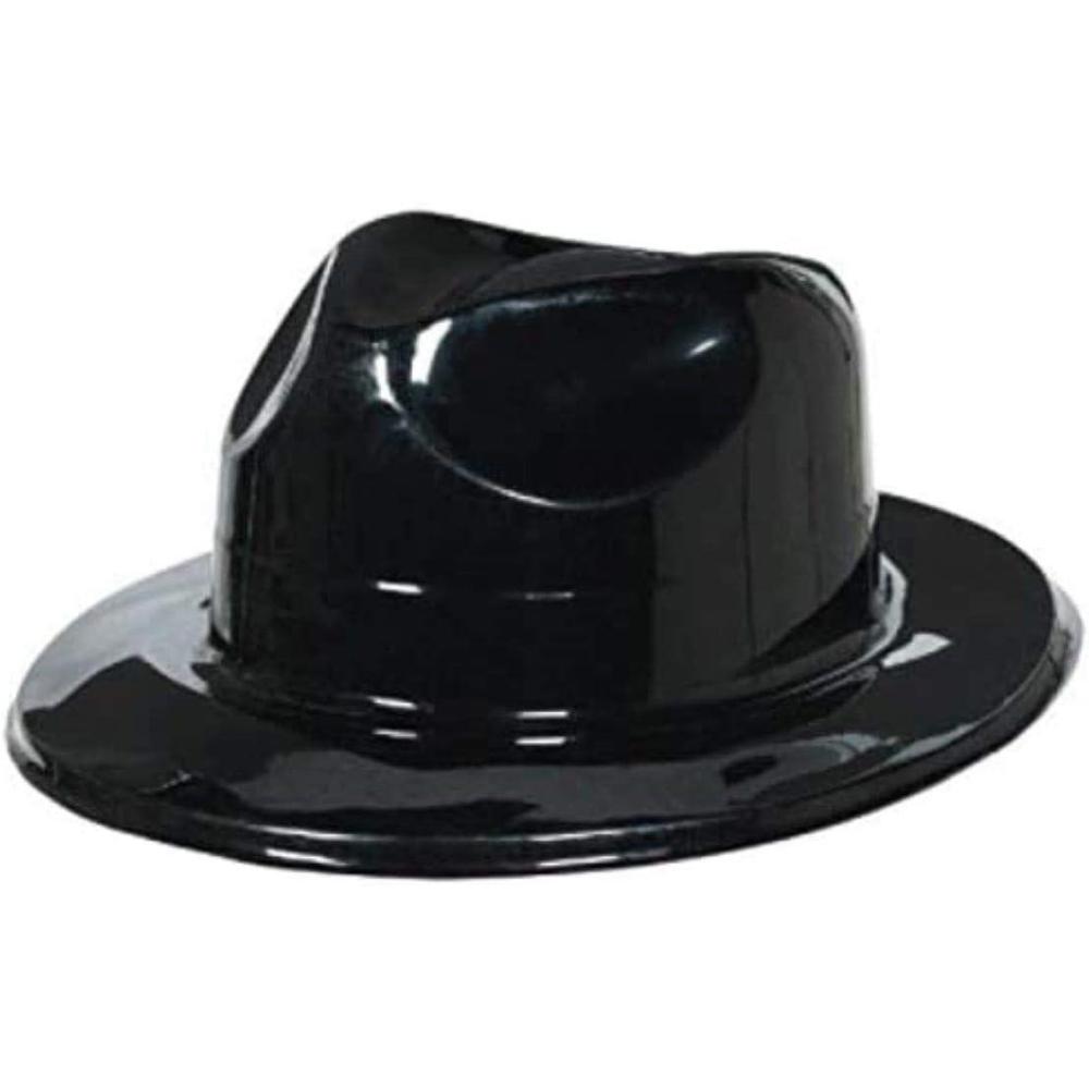 imageStylish Black Fedora 45quotH x 1068quotW x 1281quotD 1 Pc Elegant ampamp Classic Design Premium Material Dazzle ampamp Shine in Any OccasionBlack