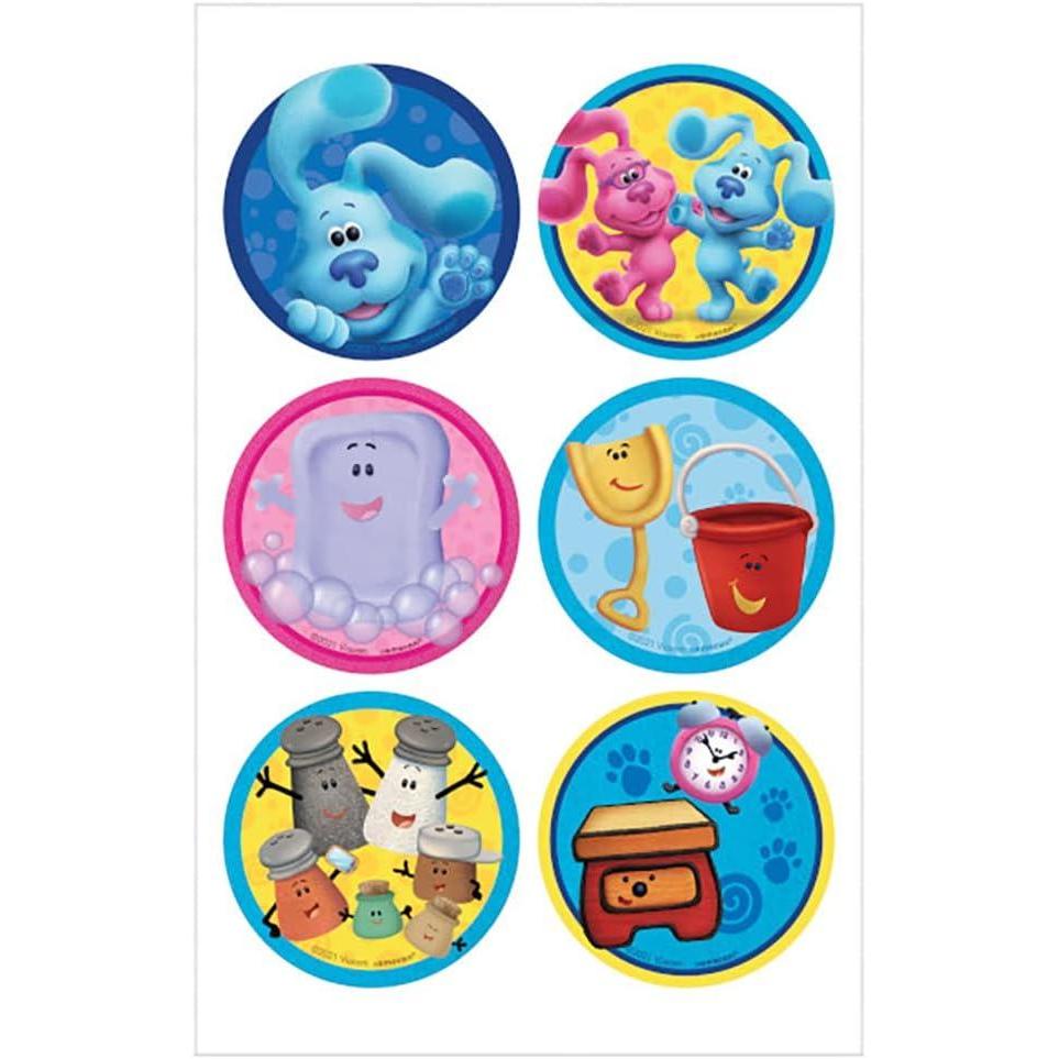 imageVibrant Multicolor Bluey Paper Sticker Sheets 10quot x 8quot 4 Sheets Fun ampamp Vibrant Collection for Kids ampamp FansBlues Clues