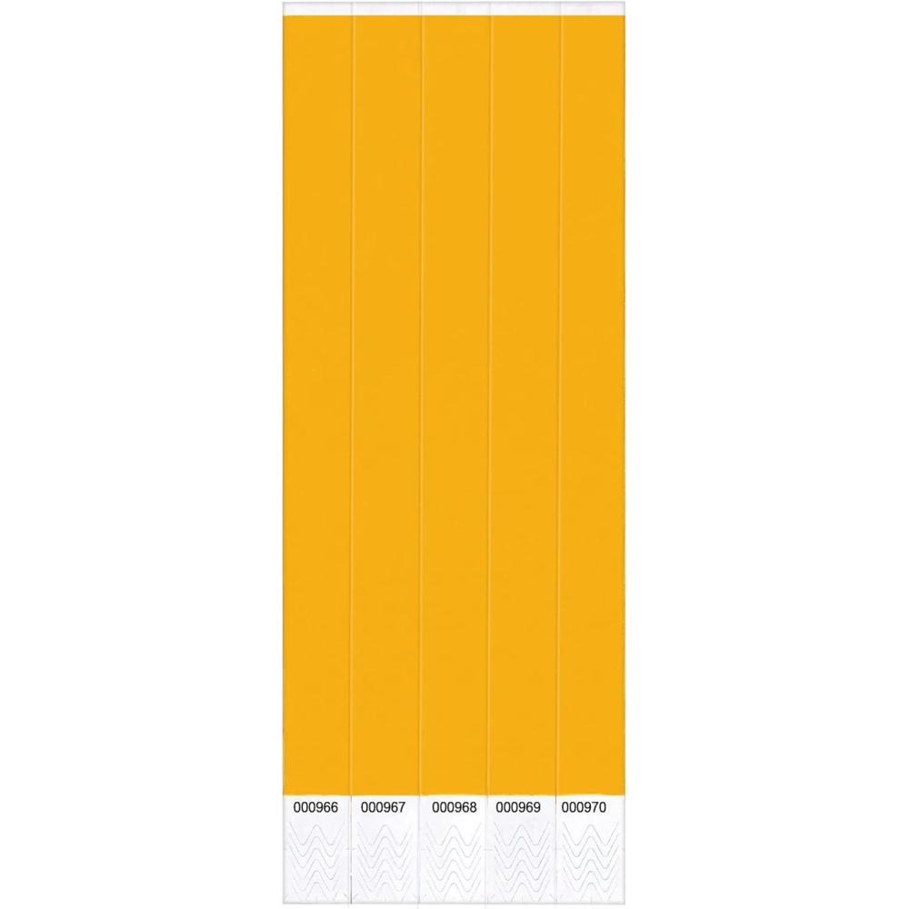 imageVibrant Solid Wristbands  250 Pack  Durable ampamp Comfortable Material Perfect for Events ampamp Fashion StatementsOrange