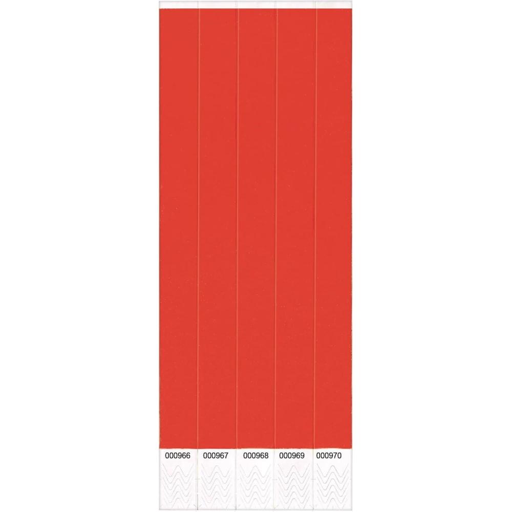 imageVibrant Solid Wristbands  250 Pack  Durable ampamp Comfortable Material Perfect for Events ampamp Fashion StatementsRed