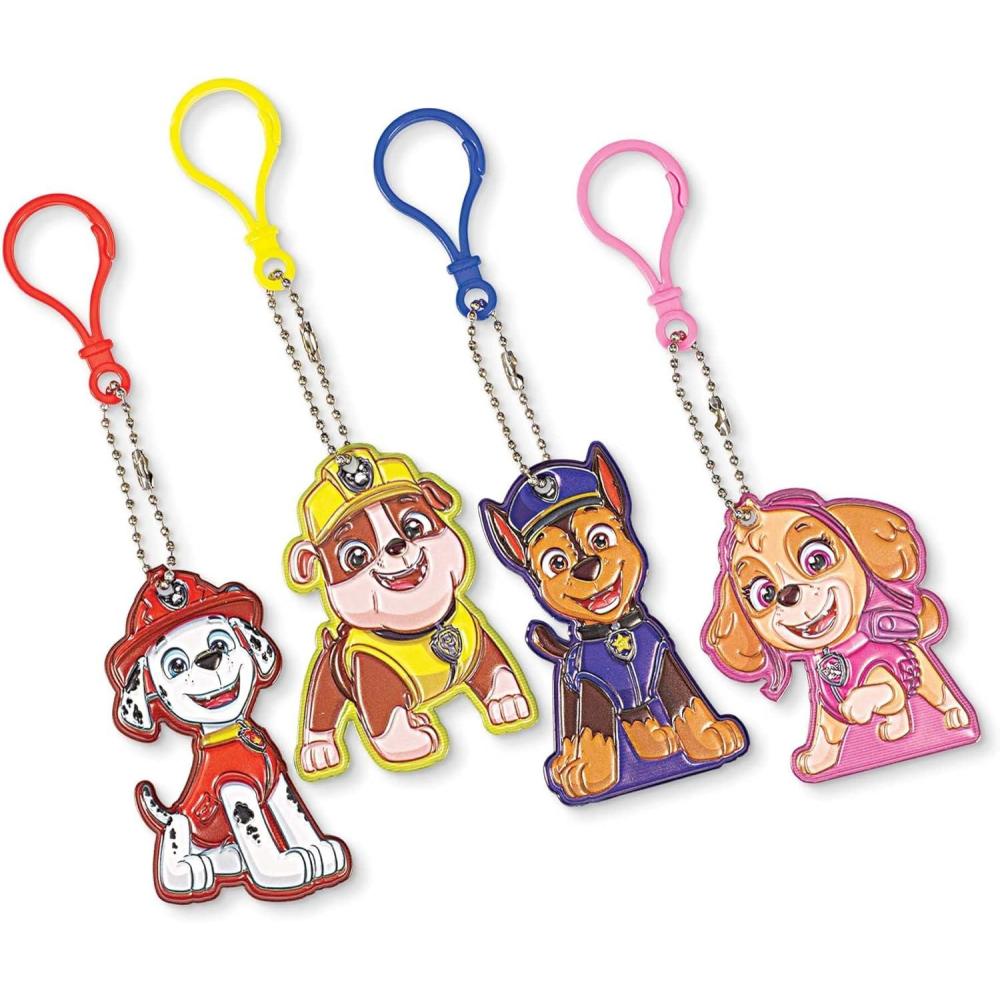 imageamscan Paw Patrol Adventures Puffy Vinyl Keychains  2 12quot x 2quot 8 Pcs
