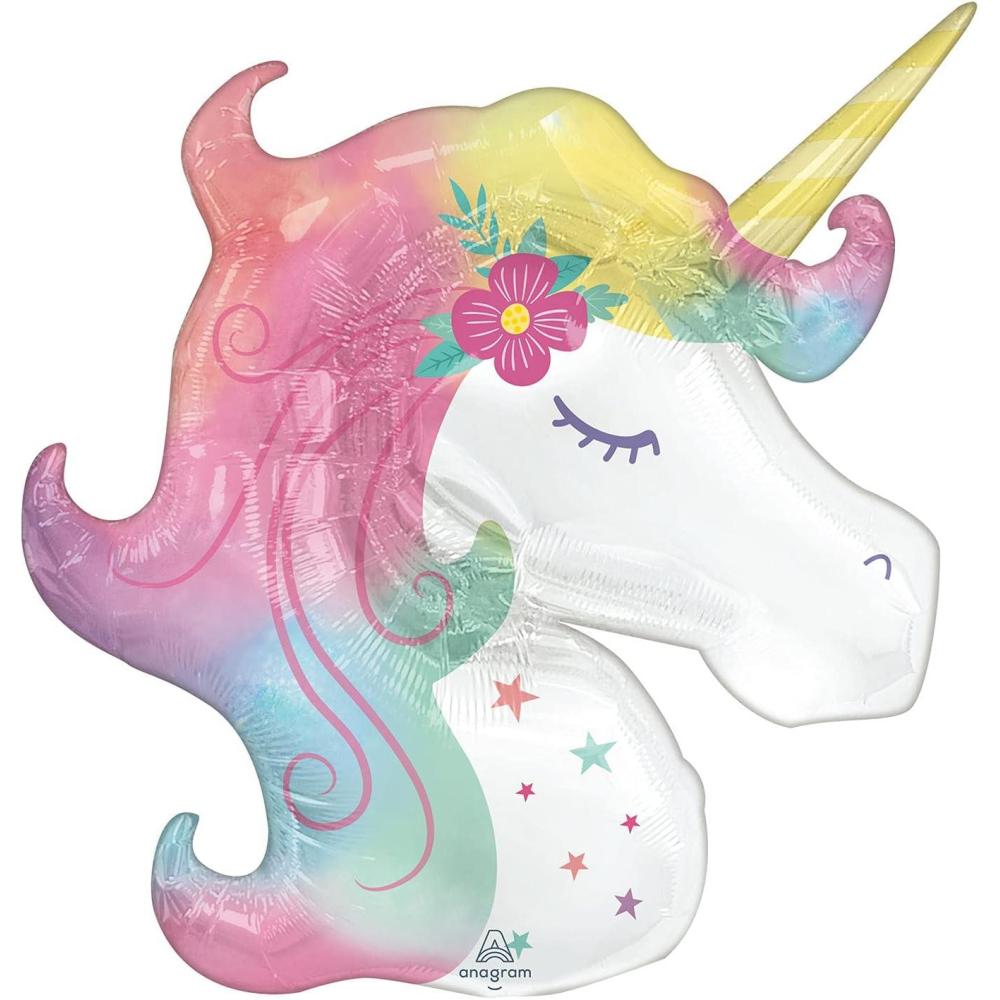 imageballoons Anagram  Foil 33 Unicorn Pastel