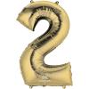 image34in White Gold Number Balloon 2