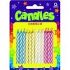 imageAssorted Candy Stripe Birthday Candles 24ct