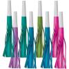 imageAssorted Colors Starlight Foil Fringed Squawkers Pack of 8  7quot  Reusable and Handy Noisemakers  Ideal for Birthdays Themed Events ampamp New Years Eve Celebrations