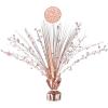 imagePink Blush Birthday Tinsel Spray Centerpiece  18quot Pack of 1  Ideal Table Decoration for Parties ampamp Celebrations