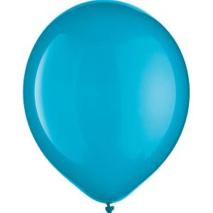 15ct, 12in, Caribbean Blue Latex Balloons