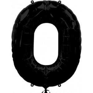 34in Black Number Balloon (0)