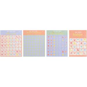 Amscan 2-in-1 Bingo Game-Baby Shower, 25 Pcs, Multicolor