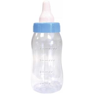 Amscan Blue Baby Plastic Bottle Bank – 11.12″ x 4.25″ (1 Count) – Perfect for Baby Showers & Gender Reveal Celebrations(Blue)