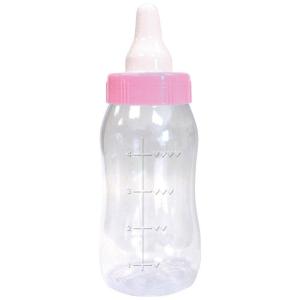 Amscan Blue Baby Plastic Bottle Bank – 11.12″ x 4.25″ (1 Count) – Perfect for Baby Showers & Gender Reveal Celebrations(Pink)