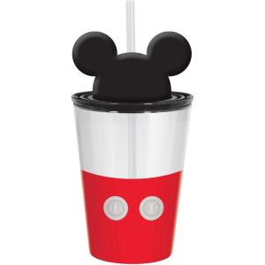 Amscan Plastic Party Cup with Straw & Lid – 12 oz. | 1 Pc., Minnie Mouse Forever(Mickey Mouse Forever)