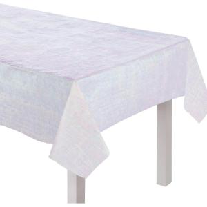 Amscan Plastic Table Cover – 54″ x 102″ (1 Piece) – Perfect for Parties, Events & Festive Occasions – Durable, Easy-to-Clean & Reusable, Carnival(Luminous)