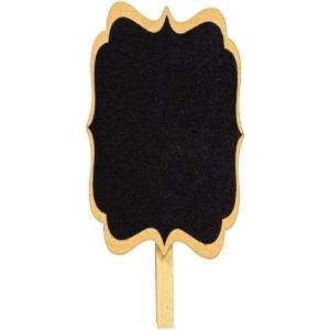 Amscan Stand-Out Black Clip-On Labels – 3.25″ (Pack of 8) – Versatile & Reusable Event Accessory – Premium Quality Material – Perfect for Any Events