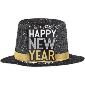 Amscan Top Hat (1 Pc.) – Perfect Party Accessory(Happy New Year)