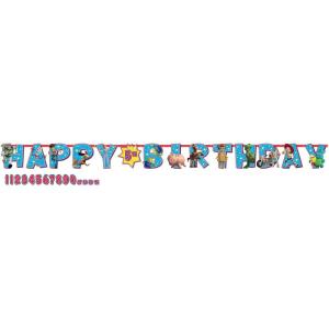 Bluey Multicolor Jumbo Add An Age Paper Letter Banner – 10″ x 10.5′ (Pack Of 1) – Perfect For Birthday Parties & Celebrations(Disney/Pixar Toy Story 4)