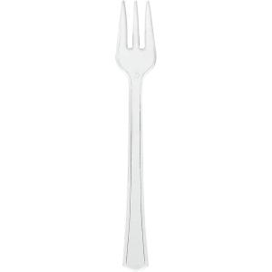 Clear Mini Plastic Forks – 4″ (Pack Of 40) – Durable & Stylish For Parties, Appetizers, & Desserts