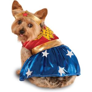 DC Comics: Wonder Woman Pet Costume for For Dogs or Cats by Rubies, XXL(Large (Pack of 1))