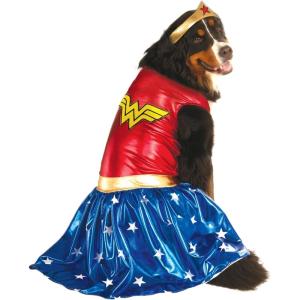 DC Comics: Wonder Woman Pet Costume for For Dogs or Cats by Rubies, XXL(XXX-Large)