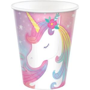 Enchanting Unicorn Cups – 9 oz (Pack of 8) – Unique, Durable & Eco-Friendly Drinkware – Perfect for Magical Parties, Celebrations, and Imaginative users