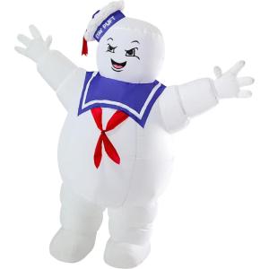 Ghostbusters: Stay Puft Marshmallow Man Inflatable by Rubies, 5.5 feet
