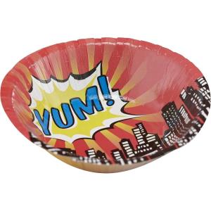 Ginger Ray Bunting – Pop Art Superhero Party Banner Decoration(Paper Bowls)