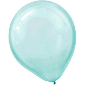 Gold Pearlized Latex Balloons – 12″ (Pack Of 100) – Stunning & Long-Lasting For Parties, Events, & Celebrations(Aqua)