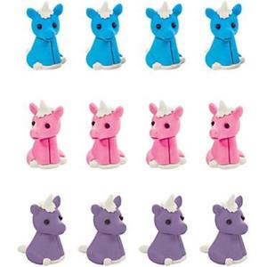 Party Favors 12/Pkg-Unicorn Erasers