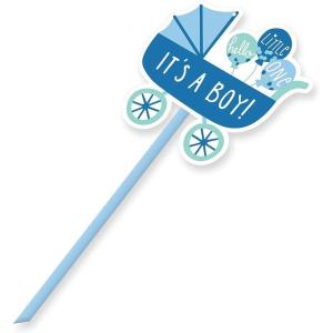 Plastic Carriage Yard Sign (15″ x 25″) – 1 Pc.| Eye-Catching Design, Perfect For Outdoor Decor And Events, Girl, Pink(Blue)